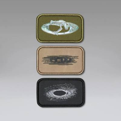 Nášivka Oakley - Oakley Mod Patch Pack - Bark/Frog/Ellipse Pack