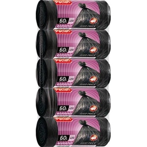 Paclan Стандартни торби за отпадъци 60 л 5 x 20 бр