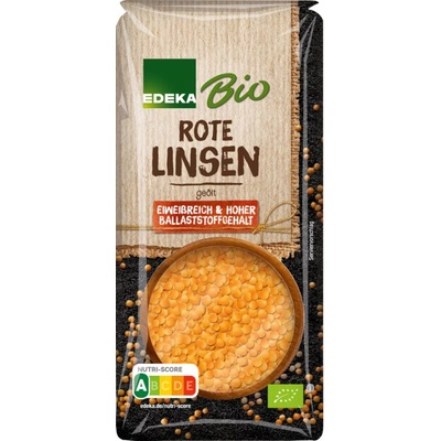 Edeka BIO červená čočka loupaná 500 g