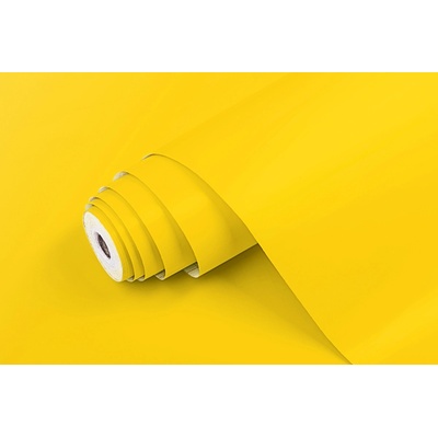Patifix Самозалепващо фолио жълто матово - ширина 45 см