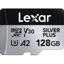 Lexar Silver Plus microSDXC 128GB UHS-I/U3/V30 (LMSSIPL128G-BNANG)