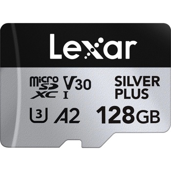 Image 1 of Lexar Silver Plus microSDXC 128GB UHS-I/U3/V30 (LMSSIPL128G-BNANG)