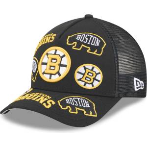 New Era Boston bruins all over 9forty черно, жълто, бяло uni (60933147)