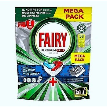 Fairy Таблетки за съдомиялна Fairy Platinum Plus Deep Clean Fresh Herbal Breeze, 53 таблетки (ш82982492)