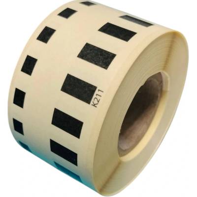 Termo Etiketa nekonečná s okrajom 29 mm x 15,24 m, Thermo eco, Biela, Dutinka 25 mm, Vnútorný návin, Permanentné lepidlo, DK-22211, Brother Kompatibilná, Priemer kotúča 67 mm