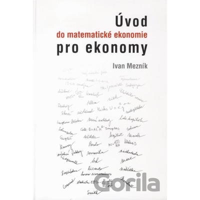 Úvod do matematické ekonomie pro ekonomy