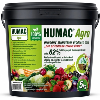 HUMAC Agro přírodní hnojivo 5 kg