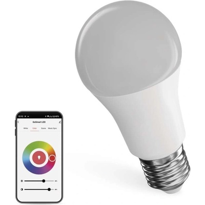 Emos Chytrá LED žárovka GoSmart A60 E27 11 W 75 W 1 050 lm RGB stmívatelná Zigbee ZQZ515R