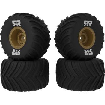Arrma колело с гума dBoots Chevron MT, джанта бронзова (4): GROM