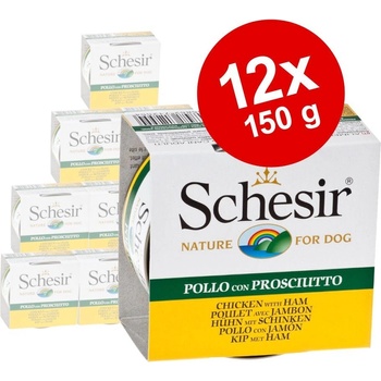 Schesir kuřecí filé s hovězím 12 x 150 g