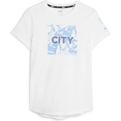 PUMA Дамска тениска Puma Mcfc Ftblcore Graphic Tee W T-Shirt Womens - Puma White