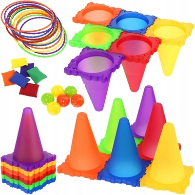 Nobo Kids Házení na cíl Tréninkové kuželky Ringo Sáčky Obruč