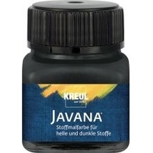 Barva na světlý a tmavý textil Javana 20 ml černá