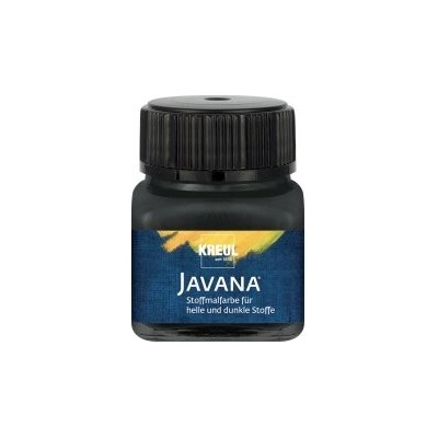 Barva na světlý a tmavý textil Javana 20 ml černá – Zboží Mobilmania