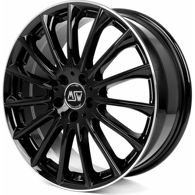 MSW 30 9x19 5x112 ET44 gloss black diamond Lip
