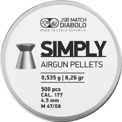 Diabolky JSB Simply 0,535 g 4,5 mm 500 ks