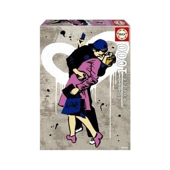 Educa Пъзел Educa EL BESO, CHICO DE LA TELEVISIÓN 1000 Части