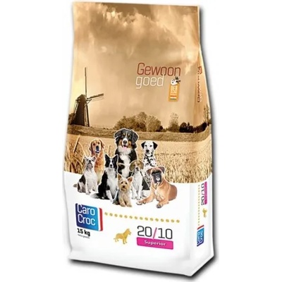 Vobra Carocroc superior - храна за пораснали кучета, от всички породи, с агнешко месо, подходяща за стомашно - чревен дискомфорт и алергичи състояния, Холандия - 12, 5 кг