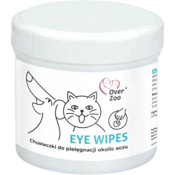 Over Zoo Eye Wipes кърпички за грижа за очите, 130 бр