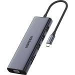 UGREEN Многофункционален адаптер ugreen cm498 9-in-1 usb-c