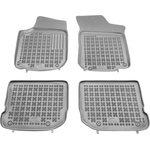Rezaw-Plast Гумени стелки за Golf 4 / Bora / Beetle / Jetta / Skoda Octavia 1 (1997-2010) / Seat Leon (1999-2005) / Seat Toledo (1999-2004) - тип леген сиви (200201S)