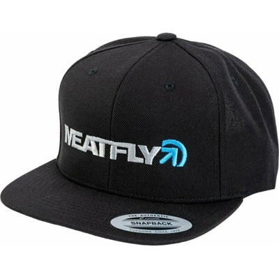 Meatfly шапка с козирка Skipper Snapback Grey / Black Meatfly | Cheren | МЪЖЕ | ЕДИН РАЗМЕР