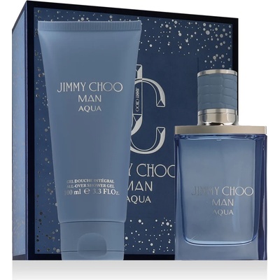 Jimmy Choo Man Aqua комплект за мъже Eau de Toilette 50 ml + Душ гел 100 ml
