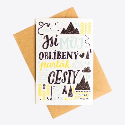 Přání Jsi můj oblibený parťák na cesty