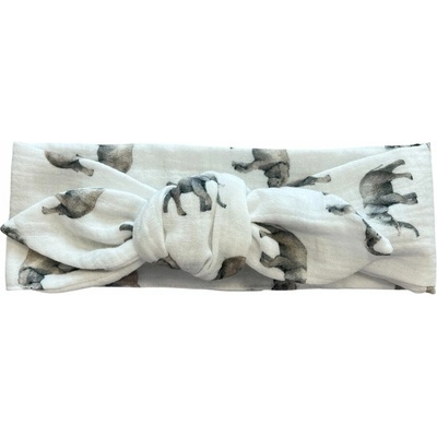 Minizone mušelínová čelenka Slon