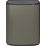 Brabantia Кош за боклук Brabantia Bo Touch 1001276, 60 л, Плавно и безшумно отваряне, Голям отвор, Бронз (1001276)