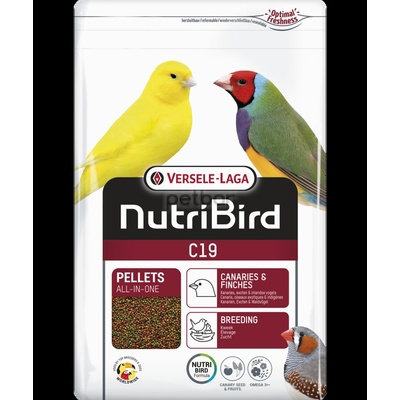 Versele Laga NutriBird C19 екструдирана храна за канари и финки 3kg