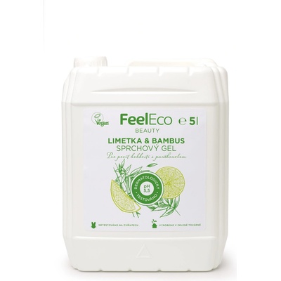 FeelEco sprchový gel limetka & bambus 5 l