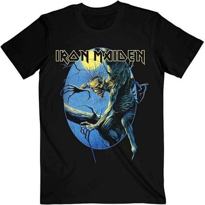 Iron Maiden Fear of the Dark Oval Eddie Moon Black L Риза (IMTEE148MB03)