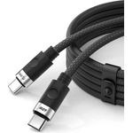 ORICO Здрав кабел с въжена оплетка и бързо зареждане за устройства с USB-C порт - Orico USB-C to USB-C Fast Charging Cable 60W (100 см) (черен) (CDX)