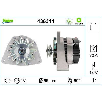 Alternátor VALEO 436314