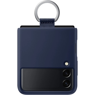 Samsung Оригинален гръб Samsung Silicone Cover за Galaxy Z Flip 3 - Син, EF-PF711TNE