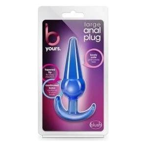  B yours large anal plug blue
