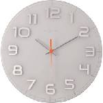 NeXtime Стенен часовник Classy Round бял (8817wi)
