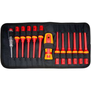 Topmaster Professional ИЗОЛИРАНИ ОТВЕРТКИ К-Т 13 БР vde 1000 v topmaster (3800972005495)