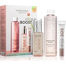 Mádara HYDRA BOOST hydratačný gel s ružovou vodou 75 ml + hydratačný krém 15 ml + upokojujúce tonikum 200 ml