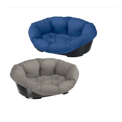 Ferplast Sofa 2 - черно пластмасово легло за котки и кучета 52Х39Х21СМ с включен дюшек (70222099)