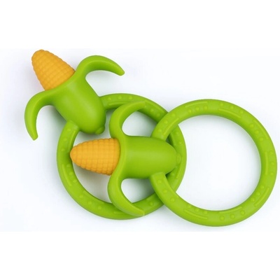 GiliGums Corn Teether zelená 1 ks