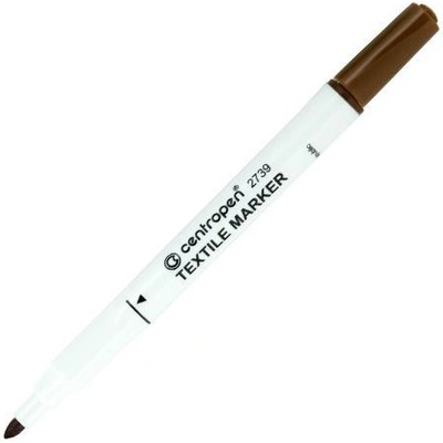 Fix na textil Centropen 2739 hnědý