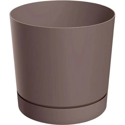 Prosperplast Kvetináč TUBO P s miskou 14,8cm marsala