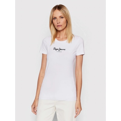 Pepe Jeans dámské tričko NEW VIRGINIA bílé