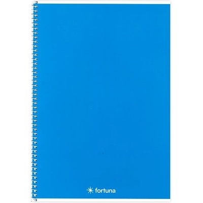 Fortuna Спирална тетрадка с линийка FORTUNA Monocolor A/5 70 листа тъмно синьо 01.02109 (01.02109)