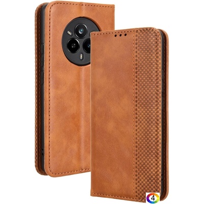 realme 14 Pro 5G Retro Texture Wallet Калъф и Протектор
