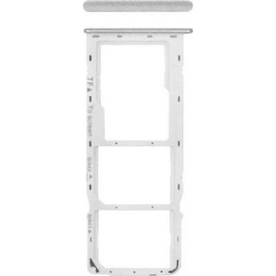 Držák (šuplík) SIM Samsung A226 Galaxy A22 5G white (silver)