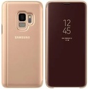 Калъф за мобилен телефон Samsung Clear View - Galaxy S9 case gold (EF-ZG960CF)