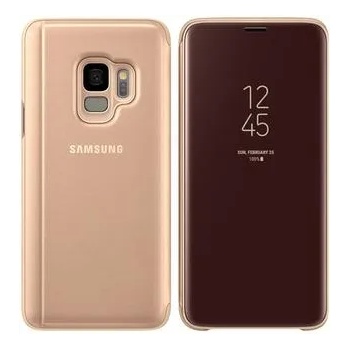 Samsung Clear View - Galaxy S9 case gold (EF-ZG960CF)